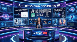 Read more about the article עדכוני בינה מלאכותית – 9 באפריל 2026