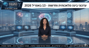 Read more about the article עדכוני בינה מלאכותית וחדשות – 13 באפריל 2026