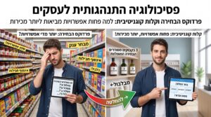 Read more about the article פרדוקס הבחירה וקלות קוגניטיבית